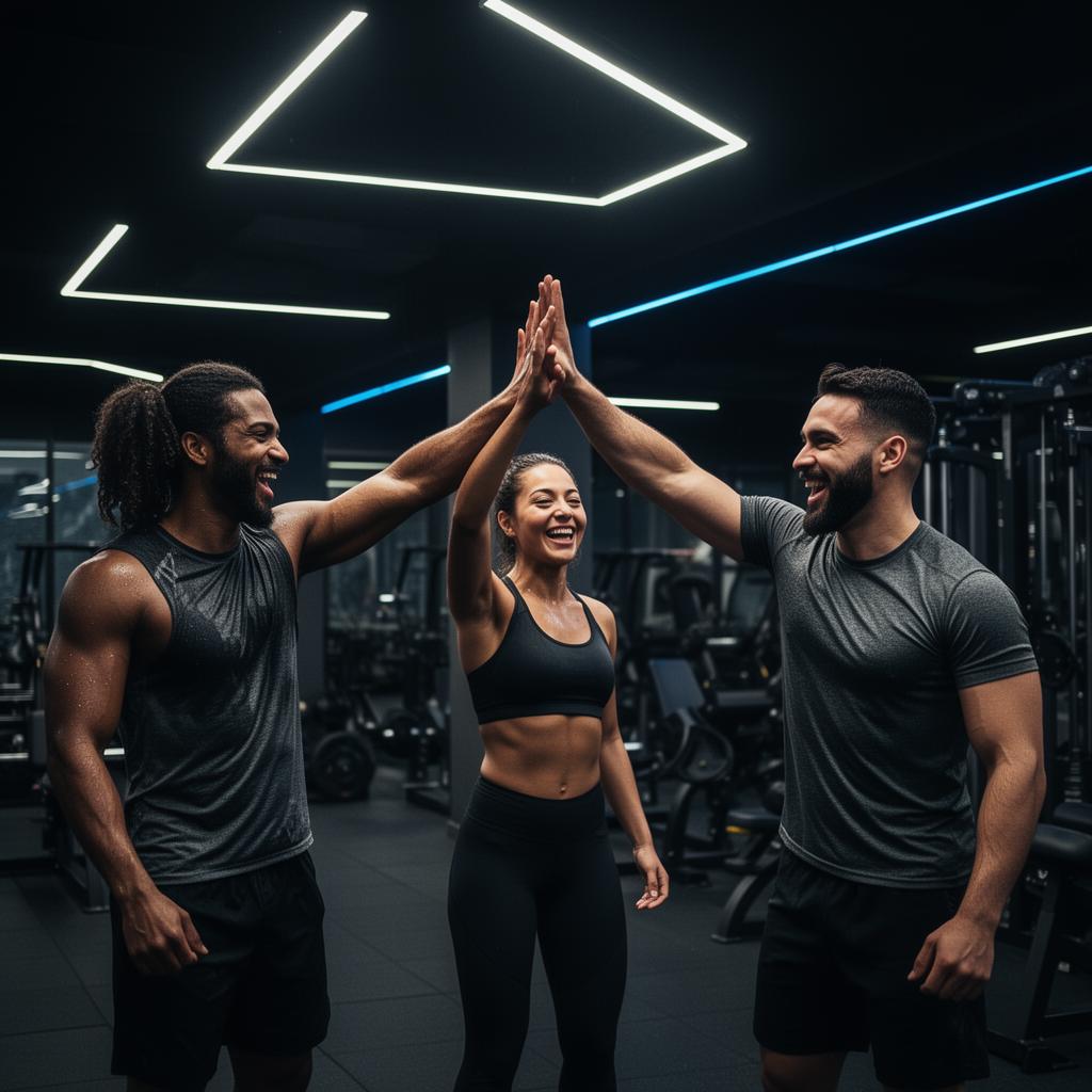 AMG athletes training together